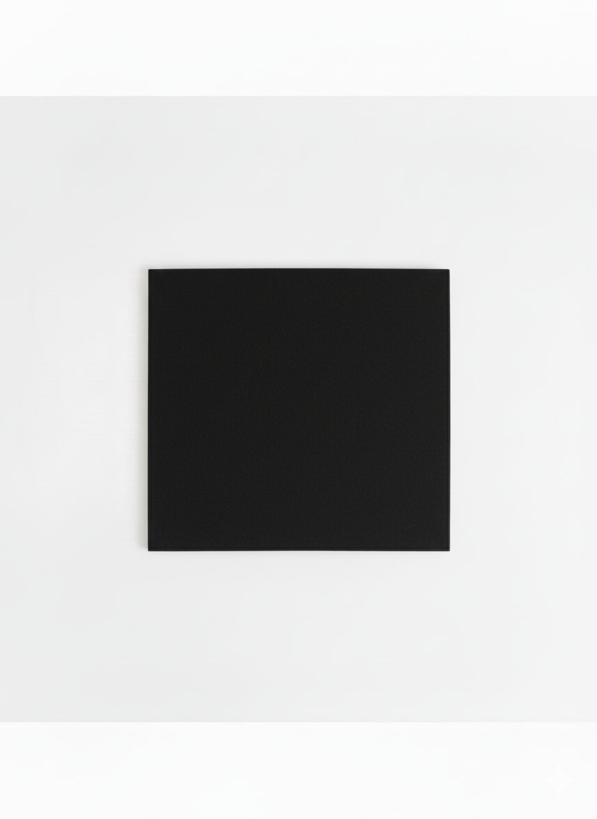 60x60 9mm Sort Akustikfilt