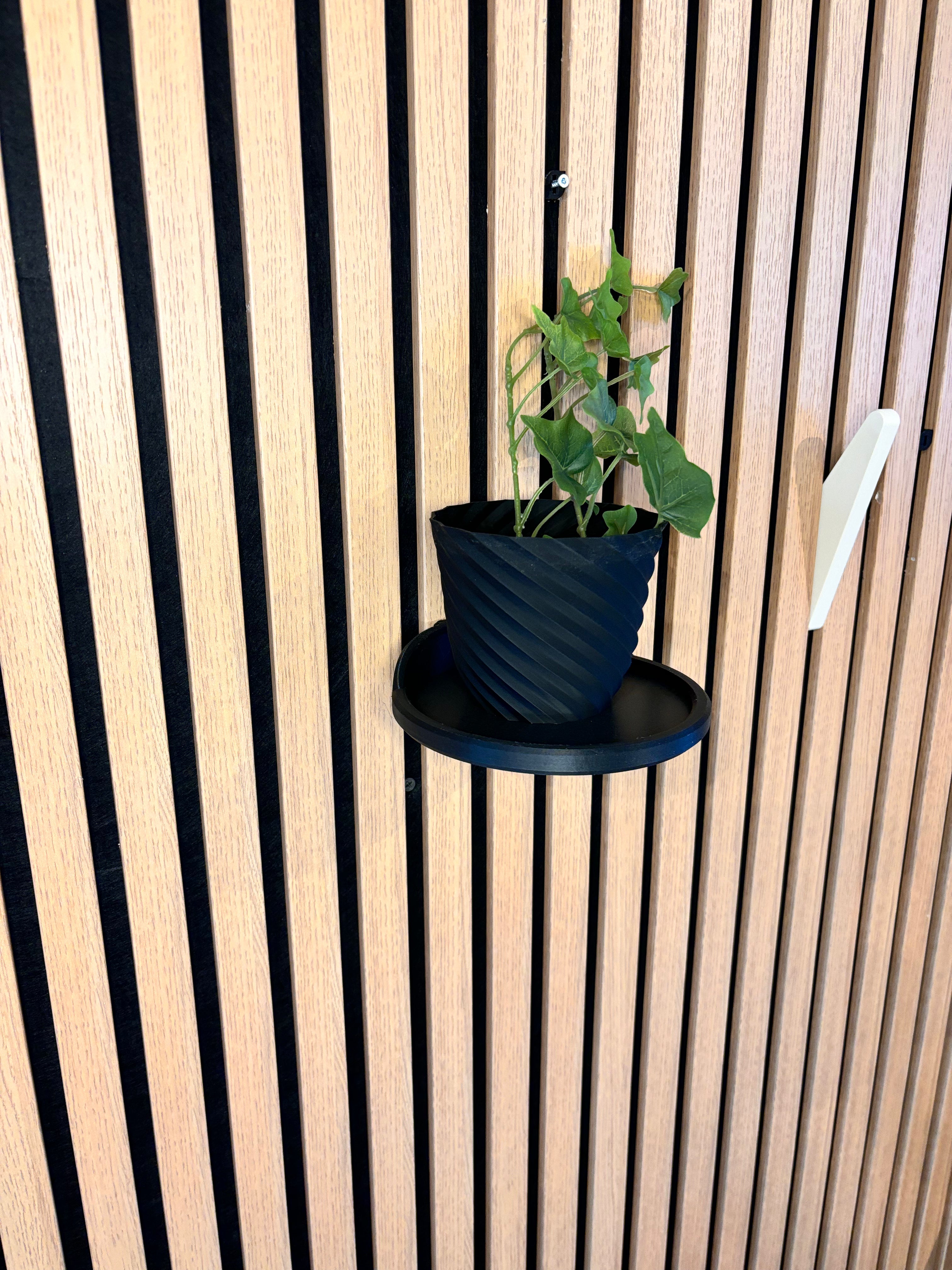 PanelGrip - Rund bakke hylde