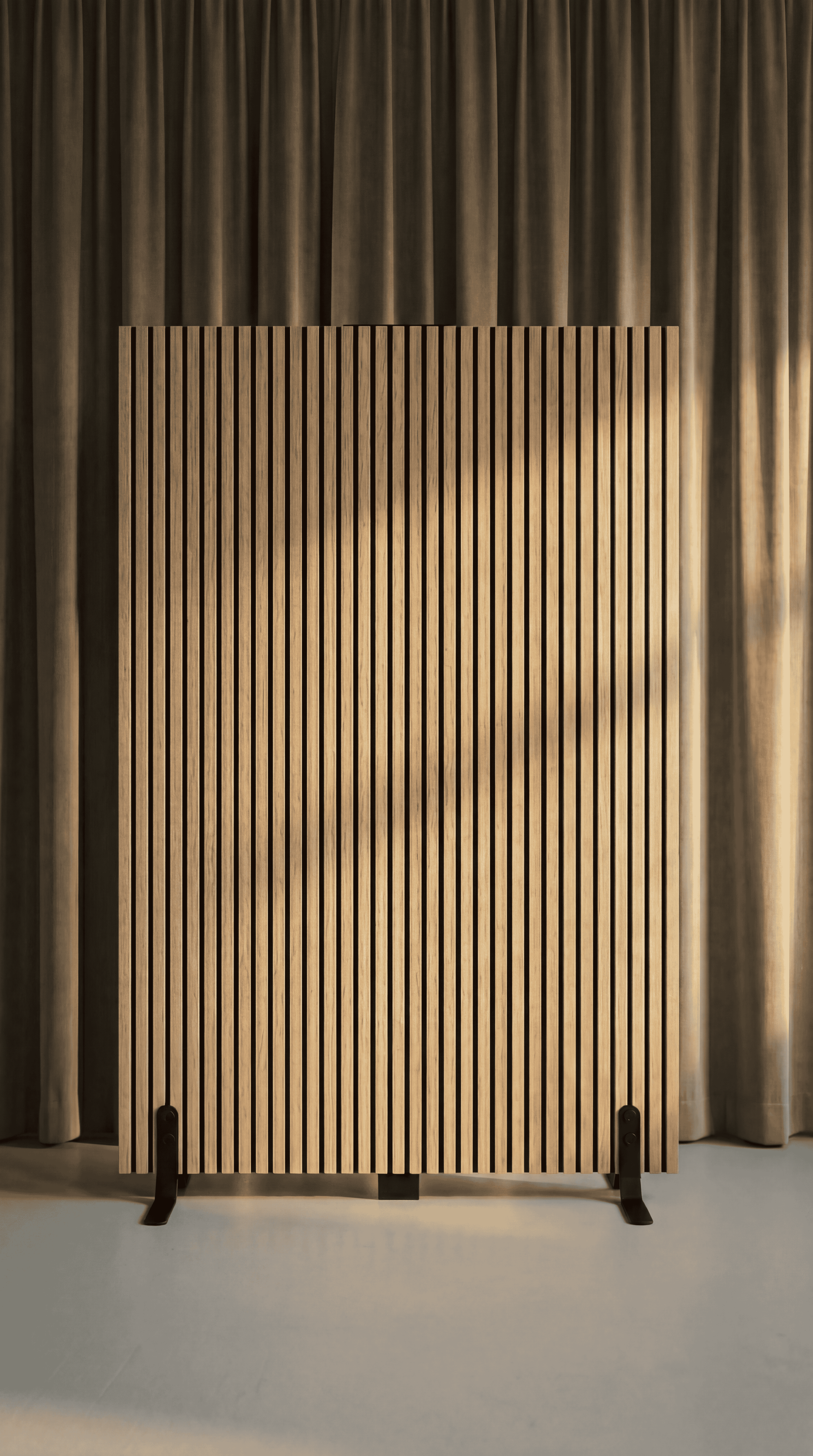 Skillevæg Egetræ - 180x112 cm