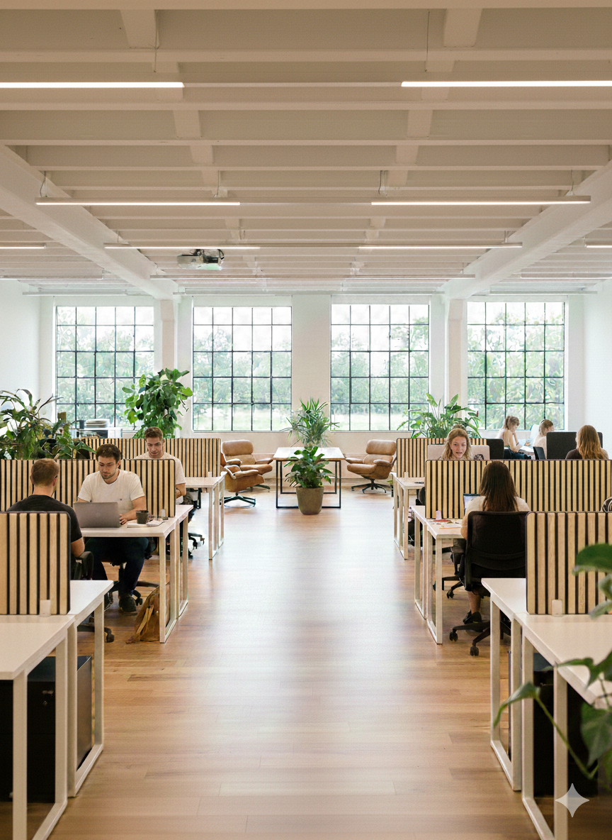 Bordskærm-pakke til skrivebord 180 cm inkl. beslag