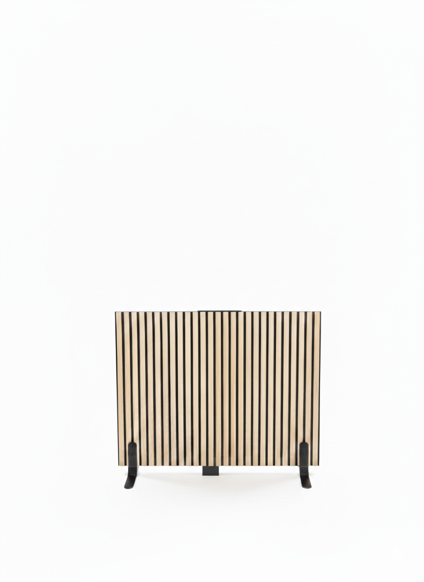 Skillevæg Egetræ - 100x112 cm