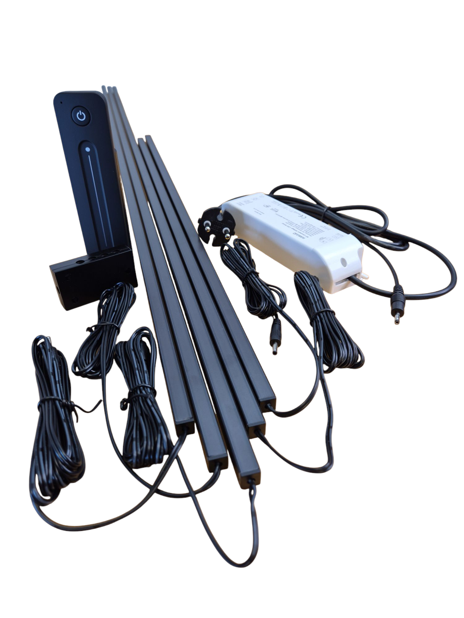 LED Lys sæt til Akustikpaneler - 2 x 60 cm og 3 x 120 cm LEDskinne (Dæmpbar)