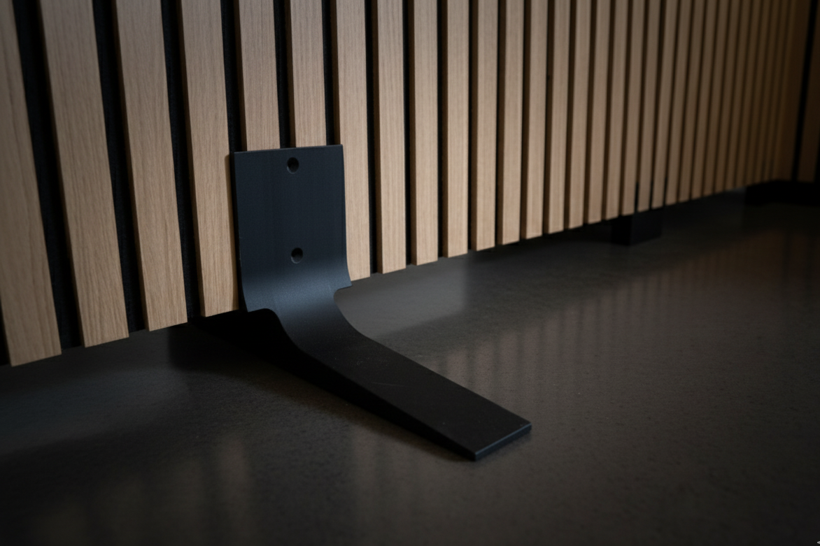 Samlefod til skillevægge