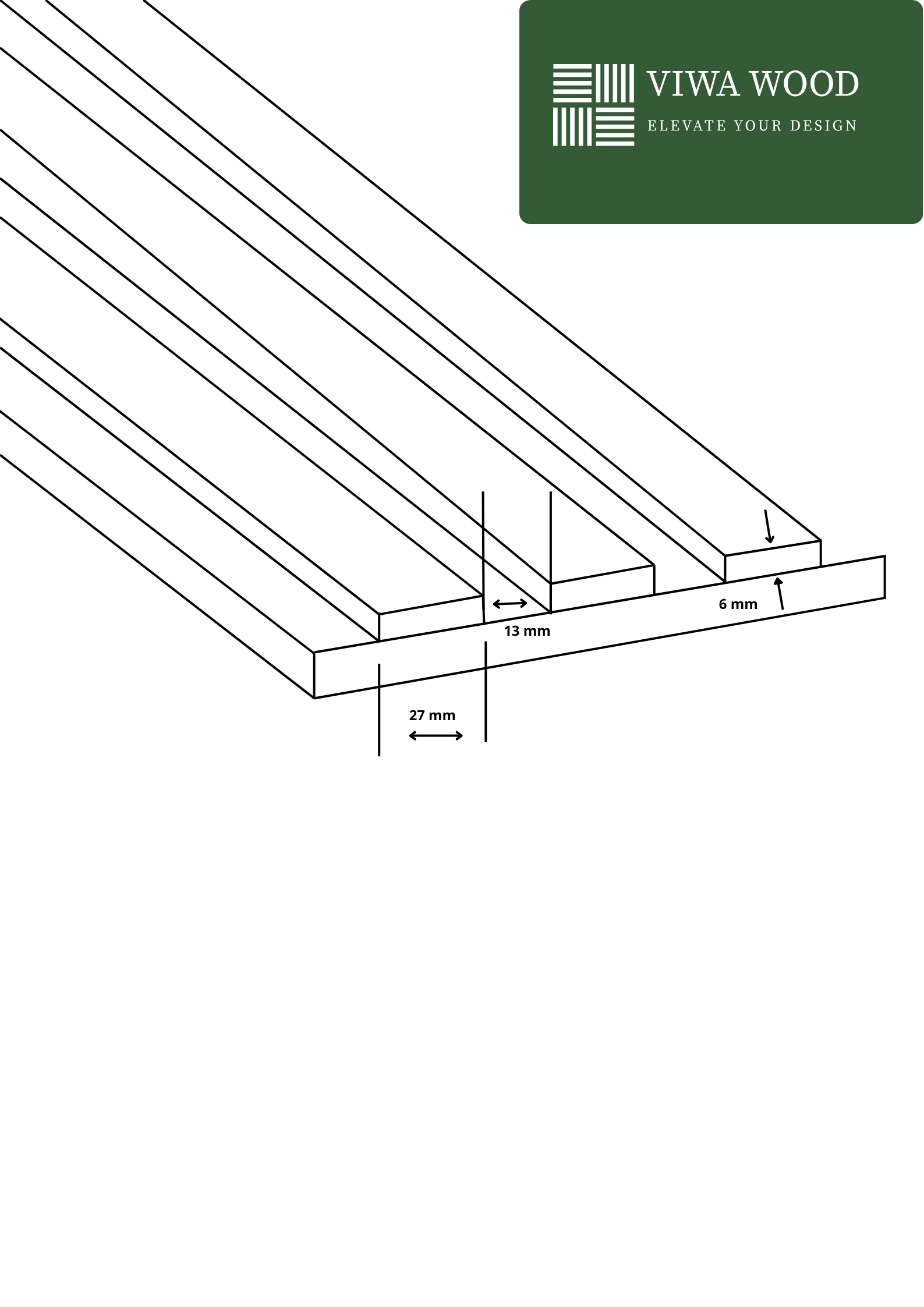 Akustikpanel - Egetræ på natur MDF