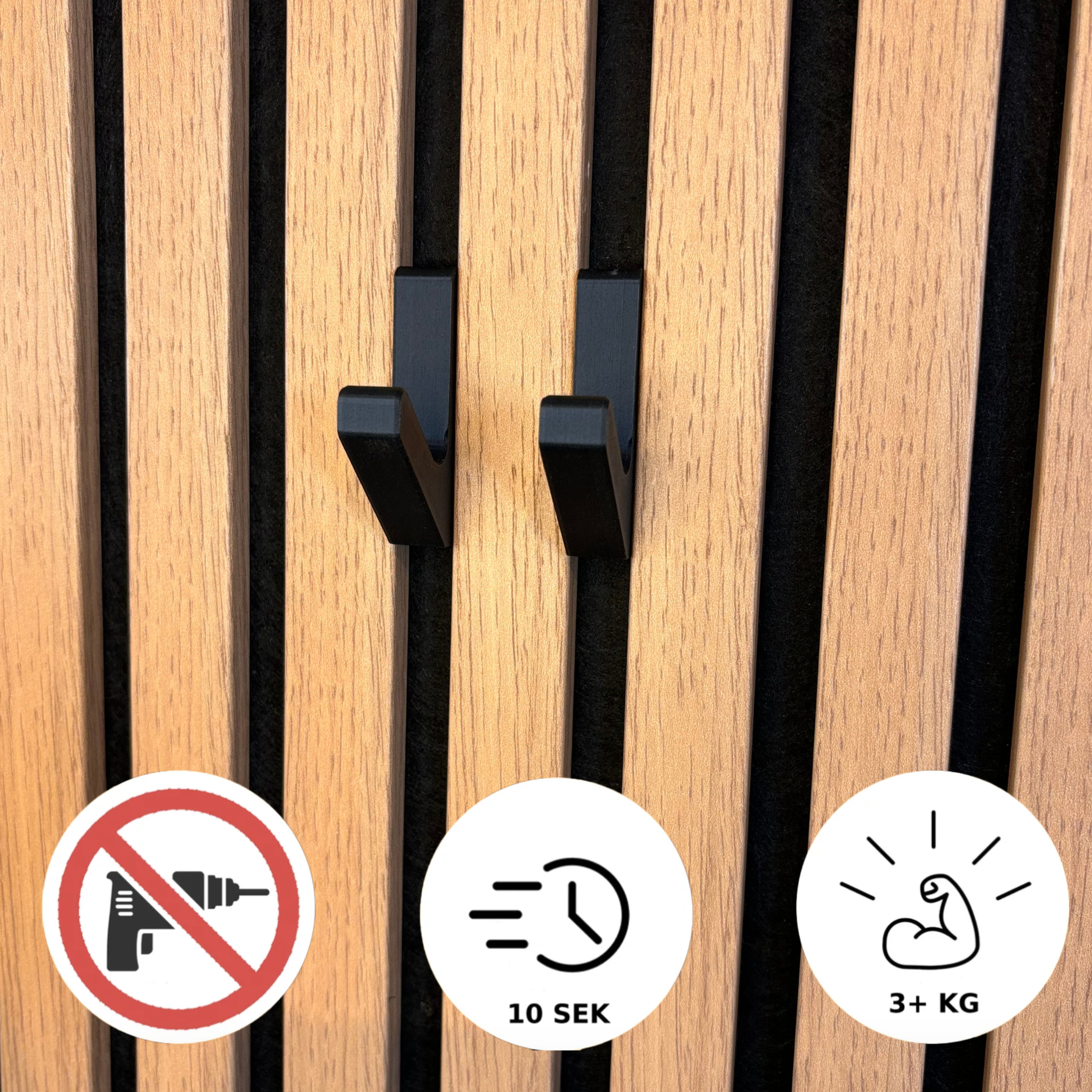 PanelGrip - Trekantet krog