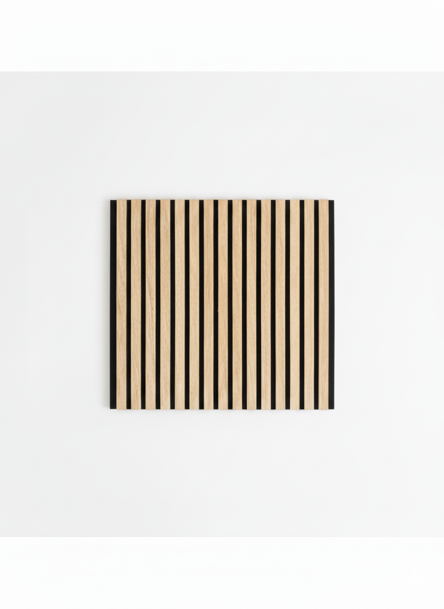 60 x 60 cm Akustikpanel Egetræ